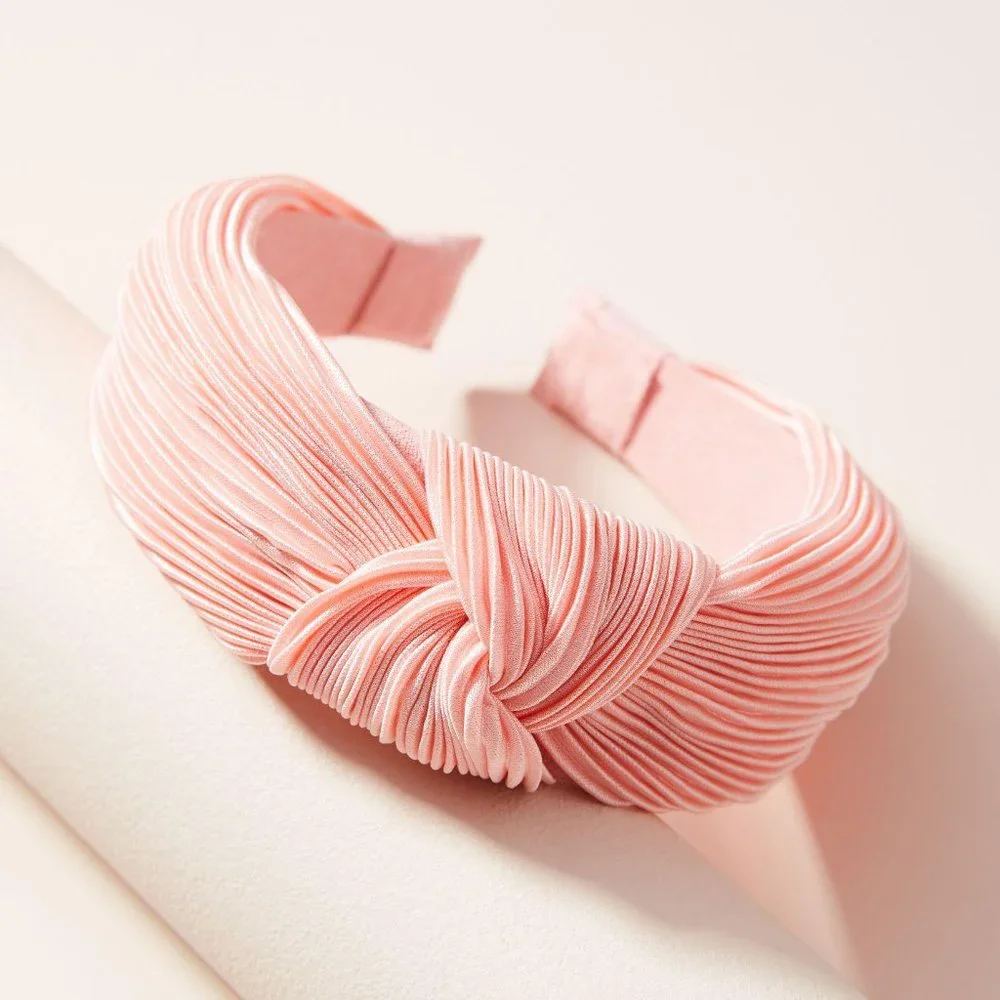 🌷 NEW Anthropologie Pink Peach Pia Knotted Headband